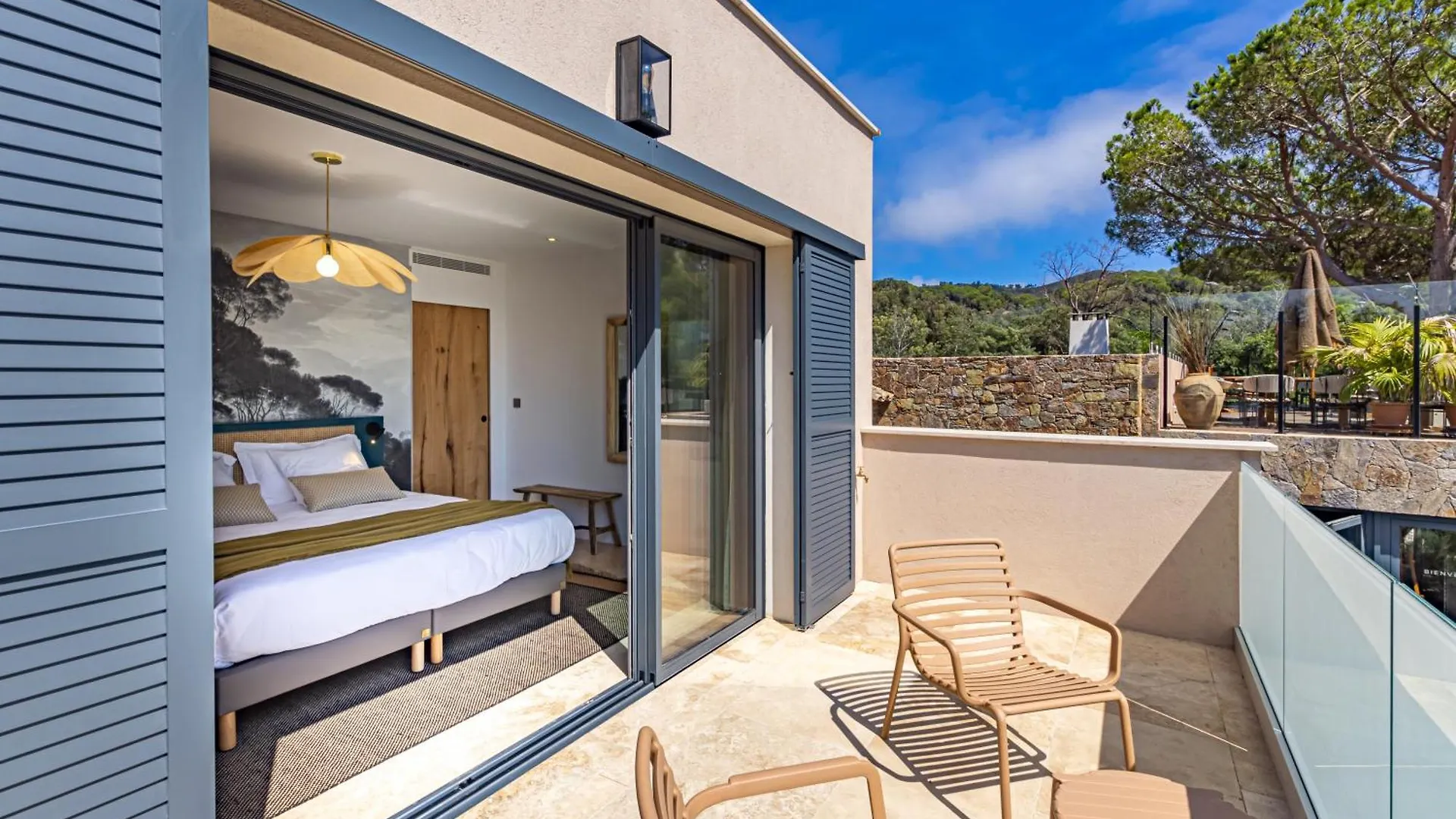 Le Refuge - Gigaro Lodges La Croix-Valmer Oda ve Kahvaltı